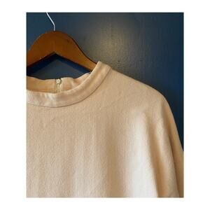 goat (Jane Atelier) | 100% Wool Pink Short Sleeve Top | Size 4 (US) / 6 (UK)